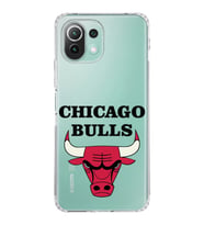 Xiaomi  Mi 11 Lite  Kamera Korumalı Kapak Chicago Bulls Tasarımlı Şeffaf  Kılıf