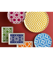 Porland 04A+P021276 Morocco 18 Parça 6 Kişilik İkram ve Kahvaltı Takımı