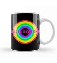Karim Benzema  BAllon d'or  the best player İn The World 2021   Vintage Retro Rainbow Style Kupa Bardak Porselen