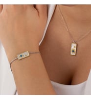 Unisex Adelfa Gümüş Set (Gümüş)