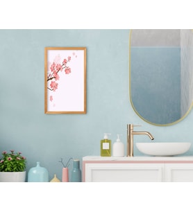 BK Home Banyo Dekoratif Retro Ahşap Tablo-8