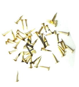 Klips, Menteşe, Ayağı Çivisi 7mm Çelik - Sarı 10gr