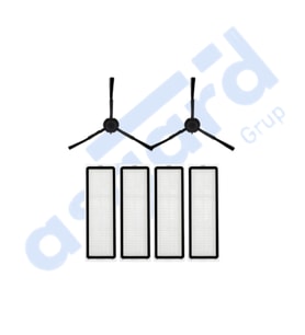 Dreame F9 PRO Uyumlu 2 Yan Fırça 4 Filtre PKT-iasgf0000283