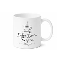 Coffee Is My Therapy Temalı Kahve Terapimdir Kupa Bardak Hediye
