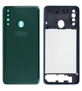 Samsung Galaxy A20S - SM-A207F FULL Kasa Arka Kapak Takım YEŞİL