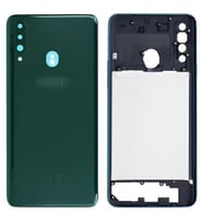 Samsung Galaxy A20S - SM-A207F FULL Kasa Arka Kapak Takım YEŞİL