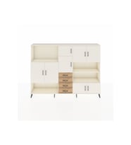 Arges Dolap 9 Raflı 4 Çekmeceli 8 Kapaklı 220x30x163 Aytaşı-Aytaşı/Çam