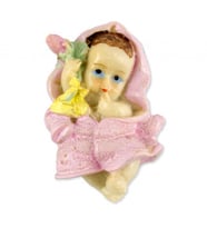 20 Adet Bebek bornozlu magnet pembe pk1-