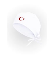 Ayyıldız Temalı Özel  Tasarım Cerrahi Bone Beyaz