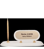ODAK KUPA - Ahşap ve Cam Masa İsimlikleri - YZ-012 A - 10 cm