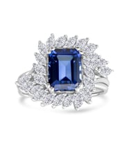 4.60 Karat Safir Pırlanta Yüzük