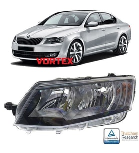 Skoda Octavia Ön Sol Şöför Far Lambası 2013>