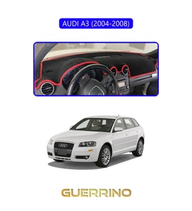 AUDI A3 (2004-2008)TORPİDO KORUMA HALISI MAVİ KENAR