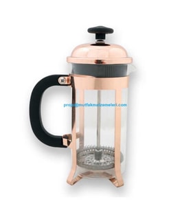 FRENCH PRESS 350 ML LÜX KIRMIZI ALTIN (DÜZ-350B)
