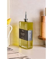 Molivet Silver Kapak 750 ml Cam Yağdanlık-Sirkelik