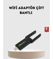 Ultratekno Dual Band Wifi Adaptör – 1200 Mbps, Usb 3.0, Çift Antenli, Geniş Kapsama Alanı Ve Yüksek