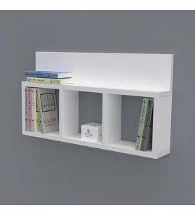 Kenzlife kitaplık hayal 030*060*20 byz duvar rafı