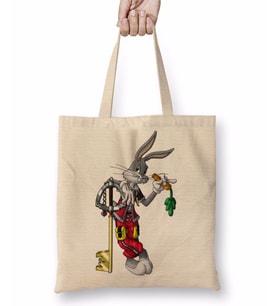 Looney Tunes The King Bugs Bunny Bez Çanta Uzun Saplı