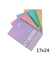 GIPTA THEBOOK PASTELS İPLİKLİ DİKİŞLİ SERT KAPAK DEFTER 17X24 160YP. KARE