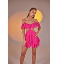 Markano Ruby Elbise Pembe