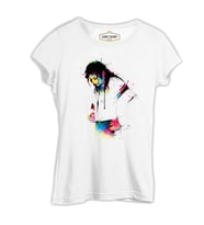 Michael Jackson Beyaz Kadın Tshirt