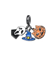Korku İkonları Cadılar Bayramı (Halloween) Charm  925 Ayar Gümüş