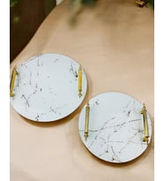 Soleil Dekoratif Söz Nişan Tepsisi (Gold)