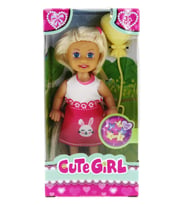 Mulvxurg  Urg02 Cute Girl Sarı Balonlu Sarışın Mini Bebek (Mulvix)