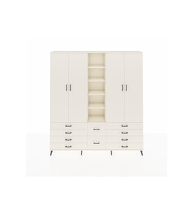 Arges Gardrop 9 Raflı 10 Çekmeceli 2 Askılı 220x30x243 Aytaşı-Aytaşı
