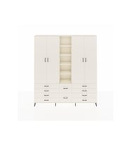 Arges Gardrop 9 Raflı 10 Çekmeceli 2 Askılı 220x30x243 Aytaşı-Aytaşı