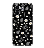 Infinix Hot 50i Kılıf Boutique Baskılı Resimli Papatyalar ve Yaprak Pcode -078