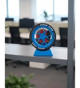 Otomobil Jant Görünümlü Masa Üstü Ofis Süsü