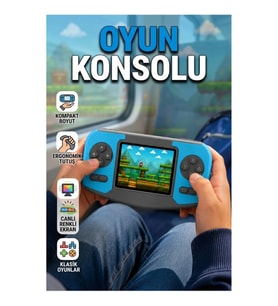 Taşınabilir Mini Arcade Oyun Konsolu Ergonomik Tasarımlı Çocuk Video Oyun Cihazı