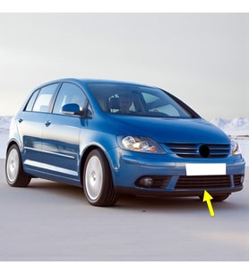 VW Golf Plus 2005-2009 Ön Tampon Orta Izgara 5M0853677
