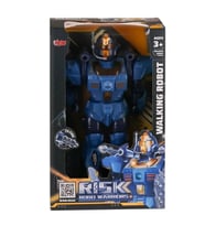 30 cm Sesli Işıklı Hareketli Roket Atan Pilli Robot 5156 (Karışık)