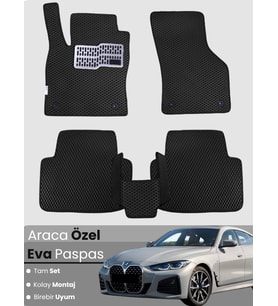 BMW 4 SERİSİ G26 GRAN COUPE (2020-2025) Uyumlu EVA Paspas Tam Set–Araca Özel,Su Geçirmez