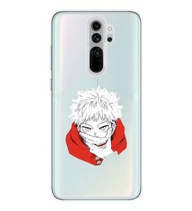 Xiaomi Redmi Note 8 PRO Uyumlu İtadori Tasarımlı Şeffaf Telefon Kılıfı