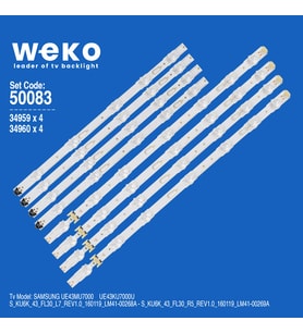 WKSET-5083 34959X4 34960X4 S_KU6K_43_FL30 8 ADET LED BAR