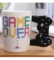 Livava Game Over Porselen Kupa, Renkli, 13x12
