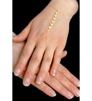 Gümüş altın yaldızlı zirkon taşlı kalp pullu şahmeran SGTL12813GOLD