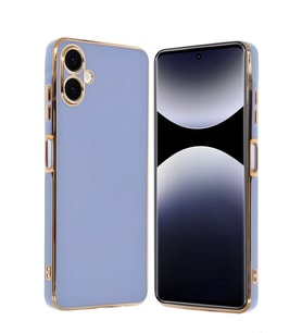 Newface Samsung Galaxy A06 Kılıf Volet Silikon - Mavi