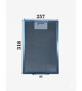 25,7 x 31,8 cm Aspiratör Davlumbaz Metal Yağ Filtresi 257x268mm