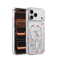 Onegif Apple iPhone 17 Pro Misk Simli Magsafe Kapak - Desen 4