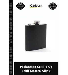 Özel Üretim Şık Tasarım Hediyelik Kompakt Dayanıklı Metal Paslanmaz Çelik 6 Oz Tekli Matara Alk46