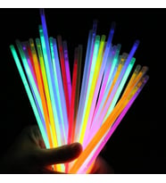 Karanlıkta Yanan Parlayan Fosforlu Glow Stick Çubuk Bileklik 50 Adet