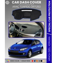 RENAULT MEGANE 3 NAVİGASYONSUZ (2009-2016) Torpido Örtüsü Ön Göğüs Koruma Torpido Koruma Araca Özel