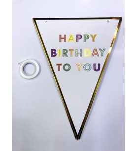Happy Birthday To You Flama Bayrak Süs