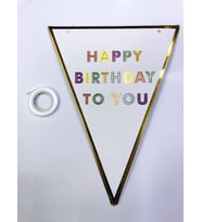 Happy Birthday To You Flama Bayrak Süs