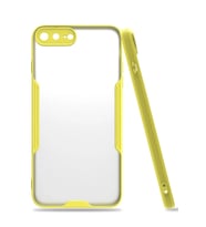 Newface Apple iPhone 7 Plus Kılıf Platin Silikon - Sarı