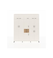 Arges Dolap 10 Raflı 2 Çekmeceli 3 Askılı 220x30x243 Aytaşı-Aytaşı/Çam